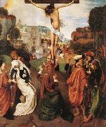 Master of Virgo inter Virgines Crucifixion oil on canvas